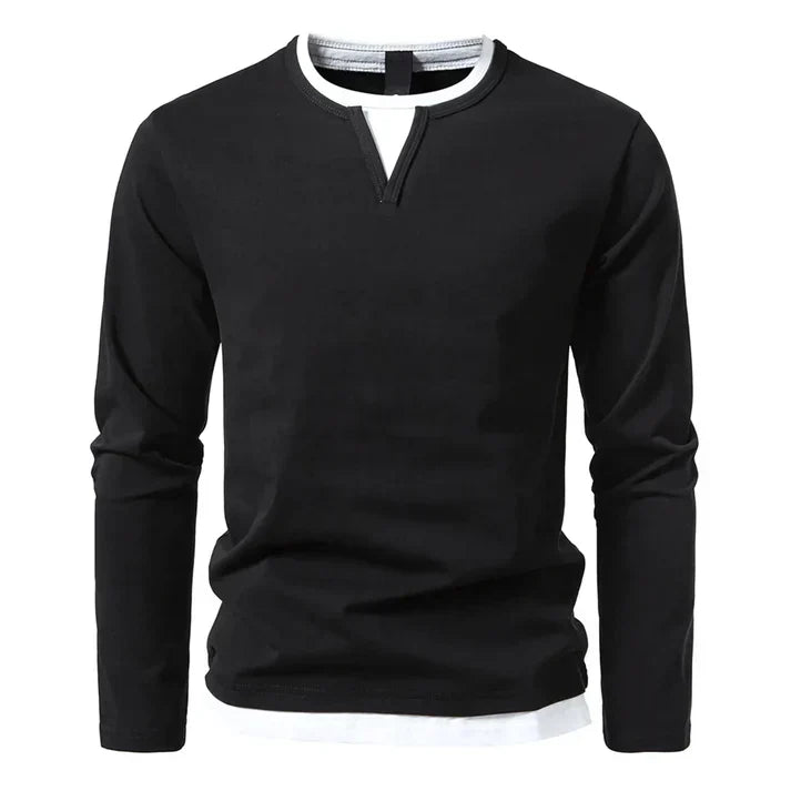 Alwin - Premium Long-Sleeved Shirt Made From Combed Cotton