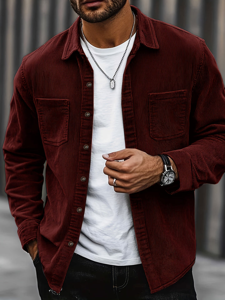 Bryce | Ribbed Textured Overshirt