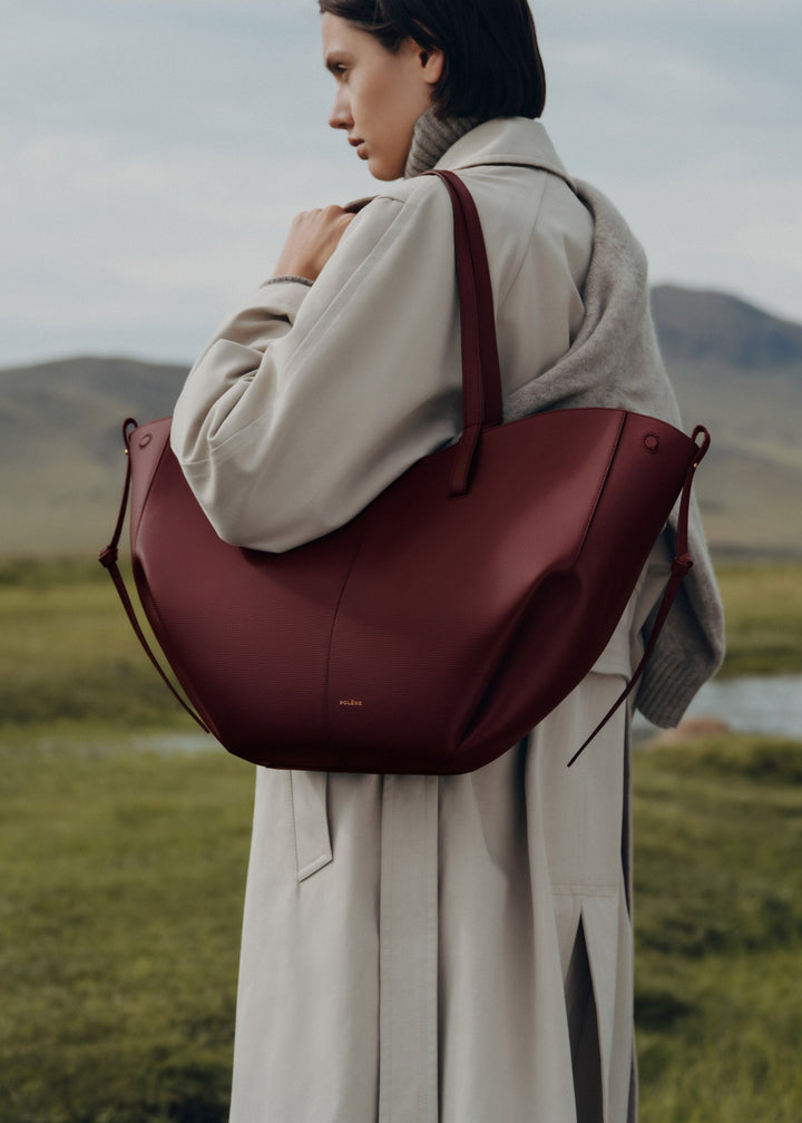 ÉLOISE Tote – Large | Black Cherry