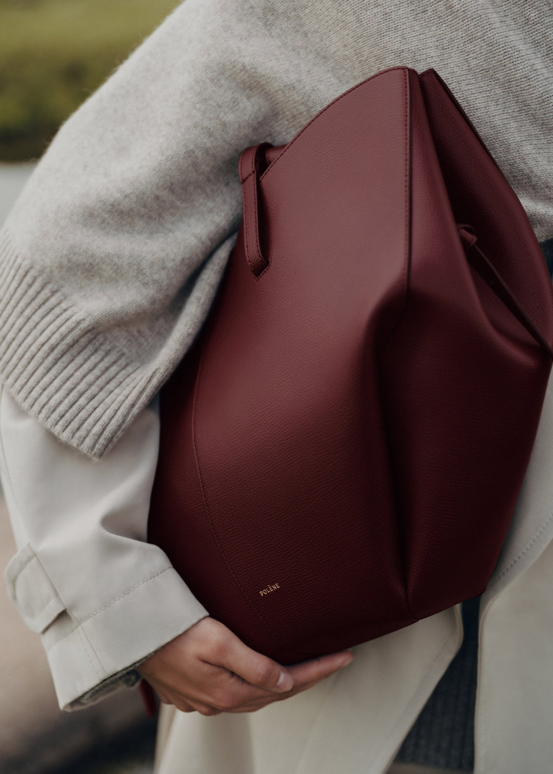 ÉLOISE Tote – Large | Black Cherry