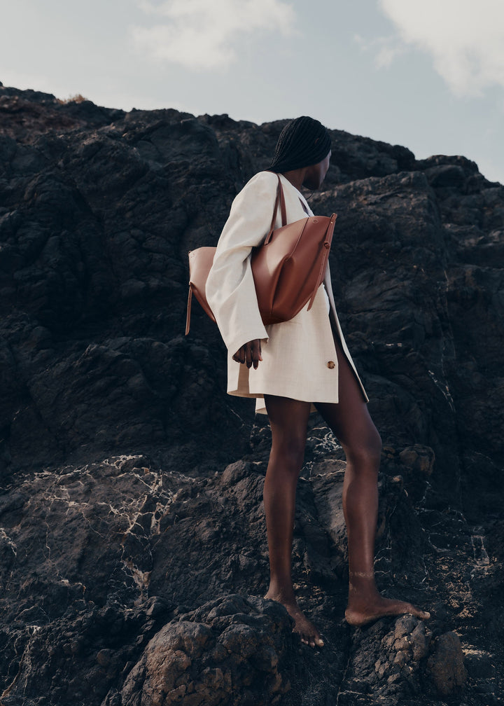 ÉLOISE Tote – Large | Cognac