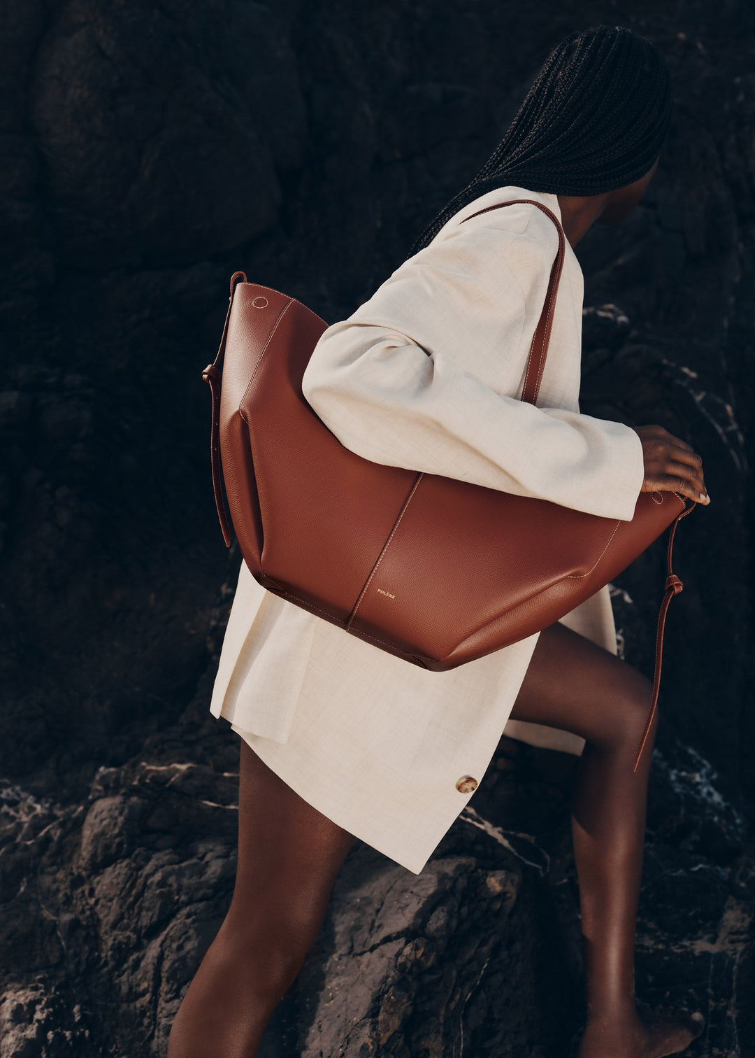 ÉLOISE Tote – Large | Cognac