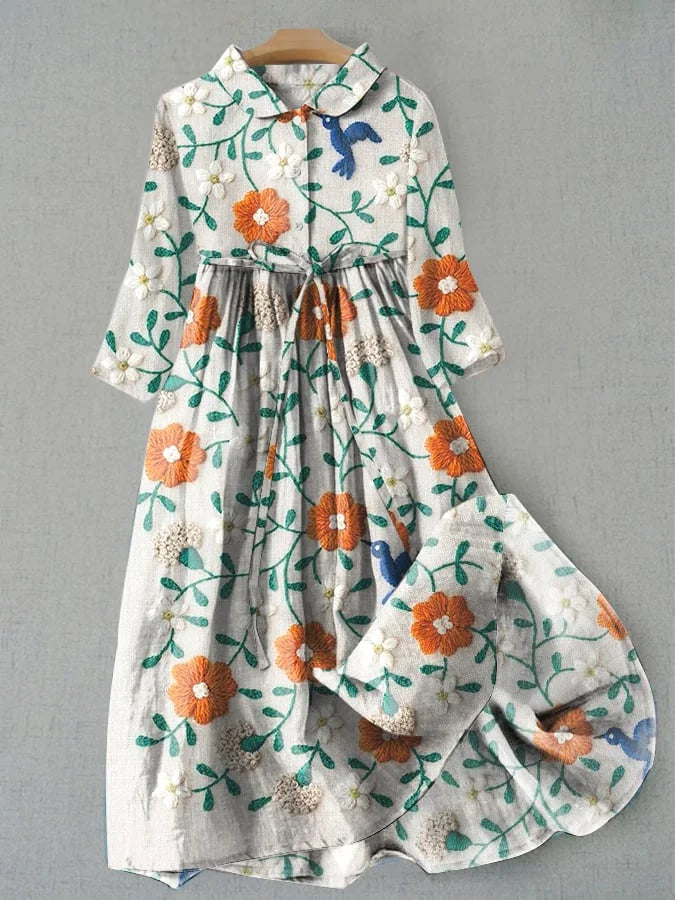 Katherine - Floral Dress Effortless Elegance