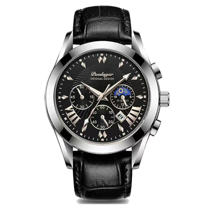 Luxury Watch With Leather Strap