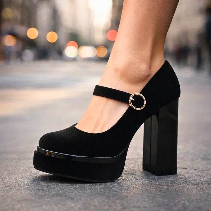 VALLORIA VELVET HEELS