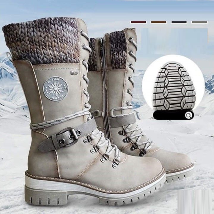 FrostLuxe™ - Waterproof Lace-Up Boots
