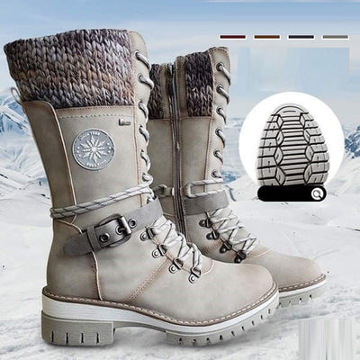 FrostLuxe™ - Waterproof Lace-Up Boots