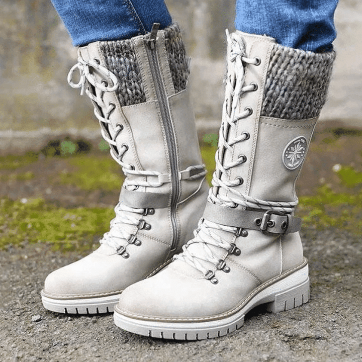 FrostLuxe™ - Waterproof Lace-Up Boots