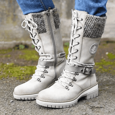 FrostLuxe™ - Waterproof Lace-Up Boots