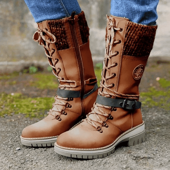 FrostLuxe™ - Waterproof Lace-Up Boots