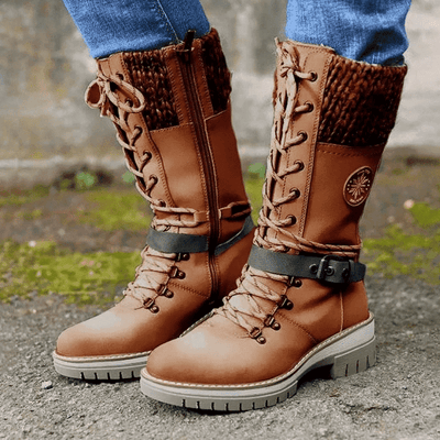 FrostLuxe™ - Waterproof Lace-Up Boots