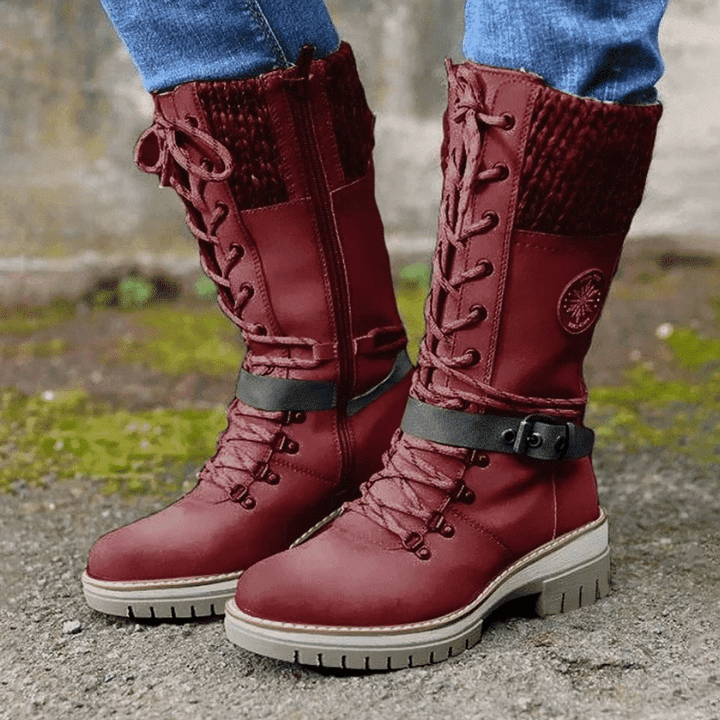 FrostLuxe™ - Waterproof Lace-Up Boots