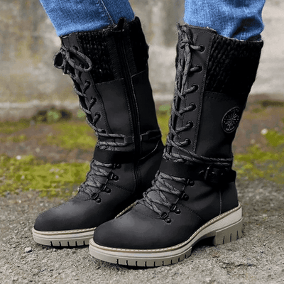 FrostLuxe™ - Waterproof Lace-Up Boots