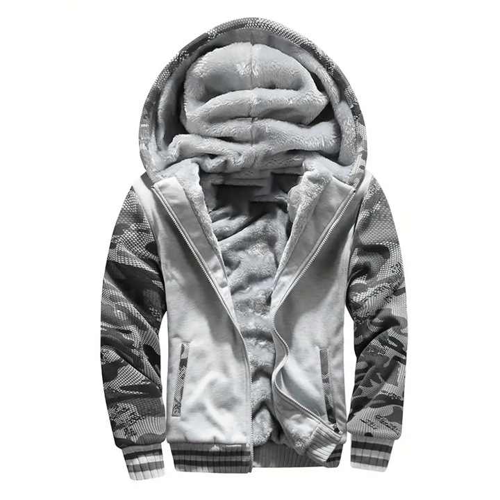 Matthew | Warm Fleece Hooded Jacket