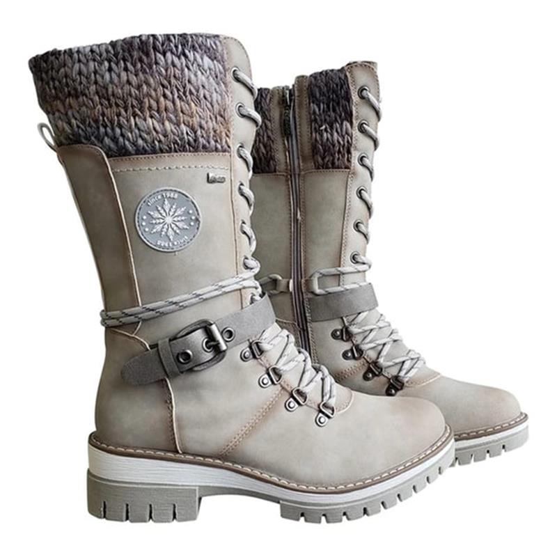 FrostLuxe™ - Waterproof Lace-Up Boots