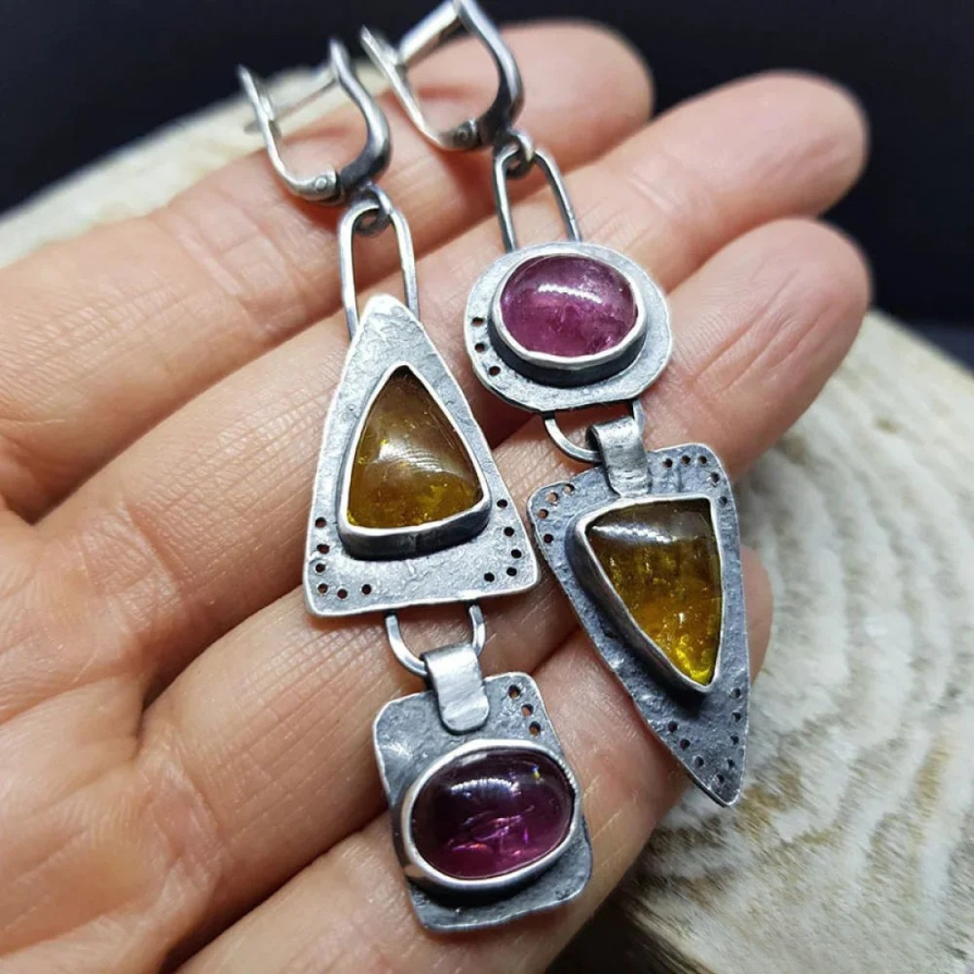 Timeless Triangle Geometric Earrings