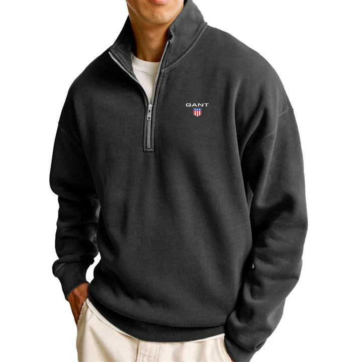 Grant | Half Zip Jumper with Refined Collar and Clean Design for Men
