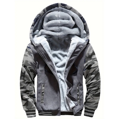 Matthew | Warm Fleece Hooded Jacket