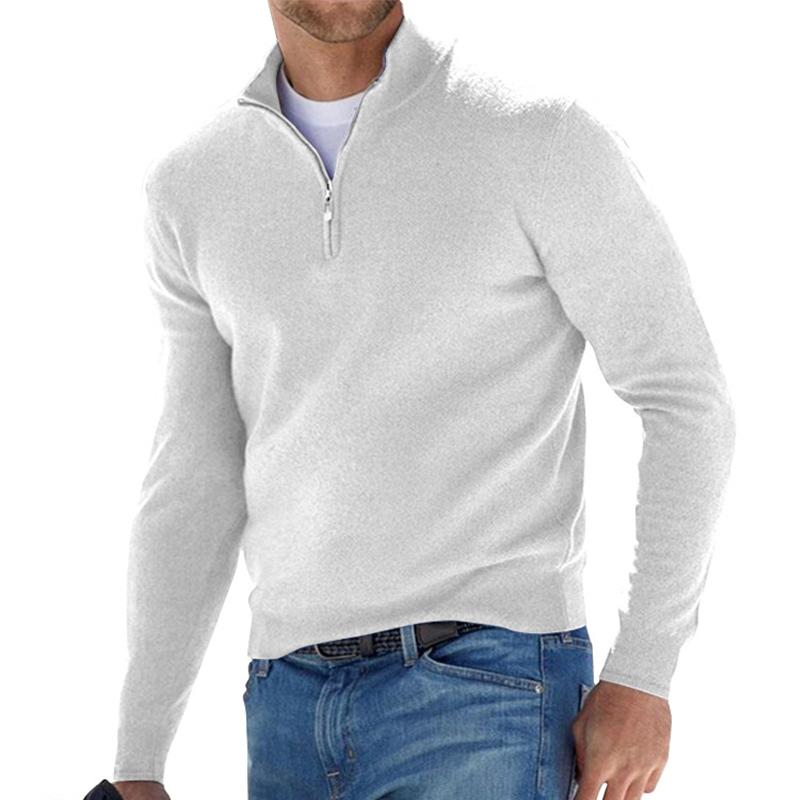 Harris | Comfort Half Zip Knit Pullover with Clean Build for Men