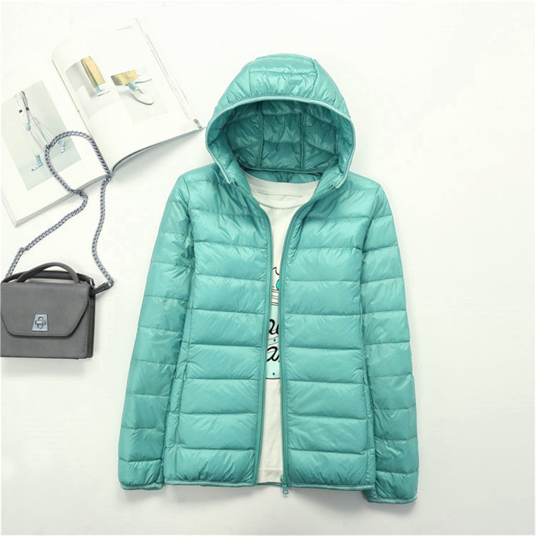 Liyanna | Lightweight Hooded Puffer Jacket in Extended Sizes for Women