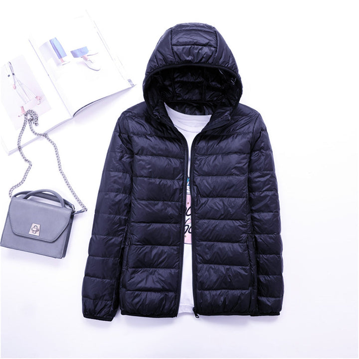 Liyanna | Lightweight Hooded Puffer Jacket in Extended Sizes for Women
