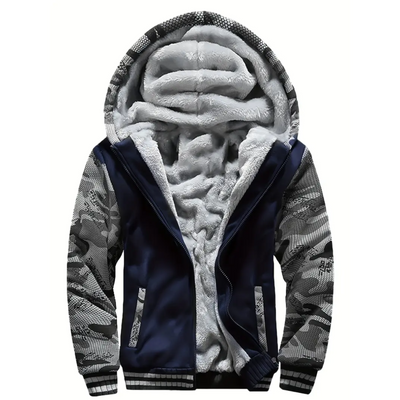 Matthew | Warm Fleece Hooded Jacket