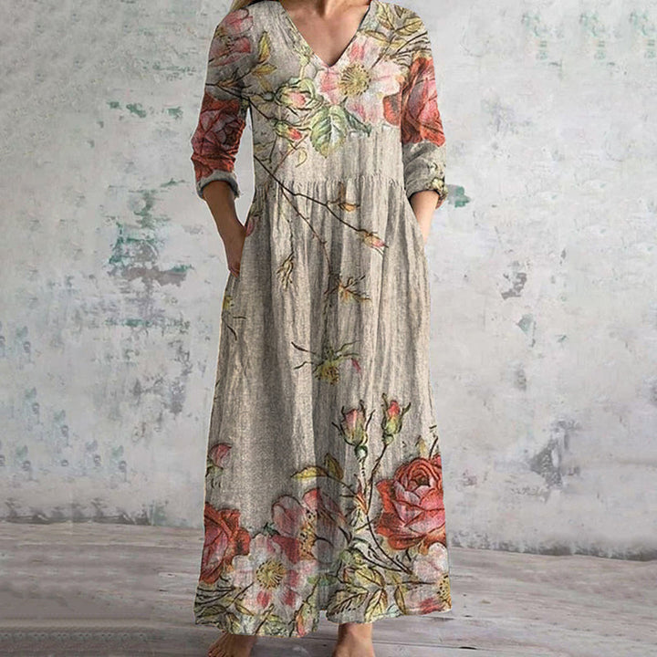 Xiana - Vintage Floral Dress