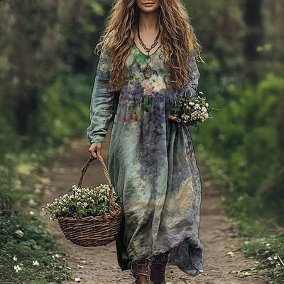 Yoani - Vintage Floral Dress