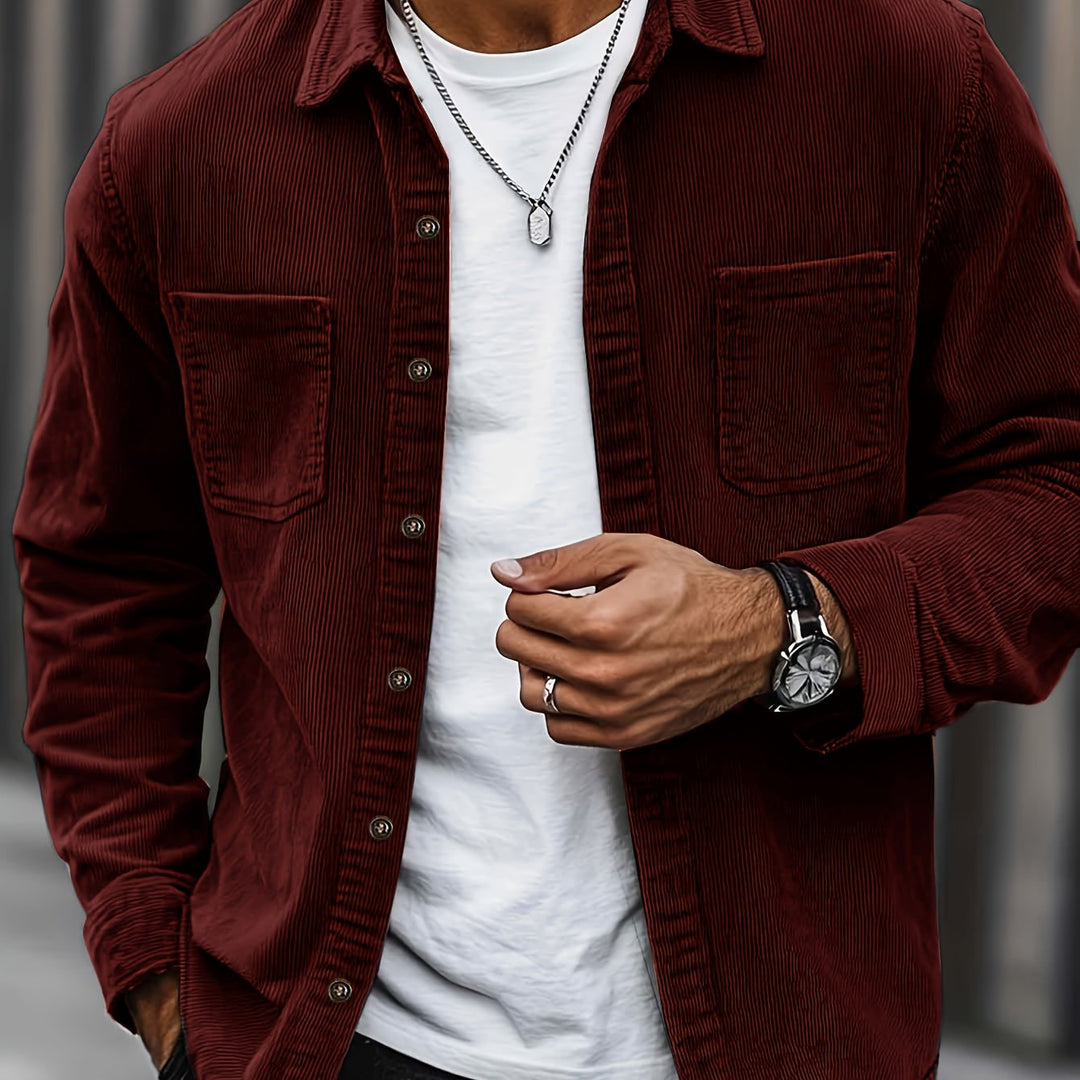 Bryce | Ribbed Textured Overshirt