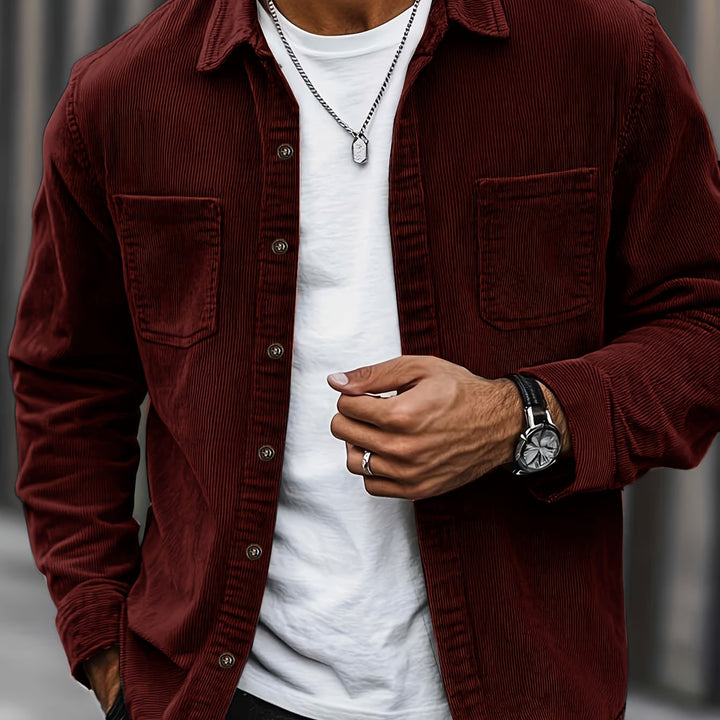 Bryce | Ribbed Textured Overshirt