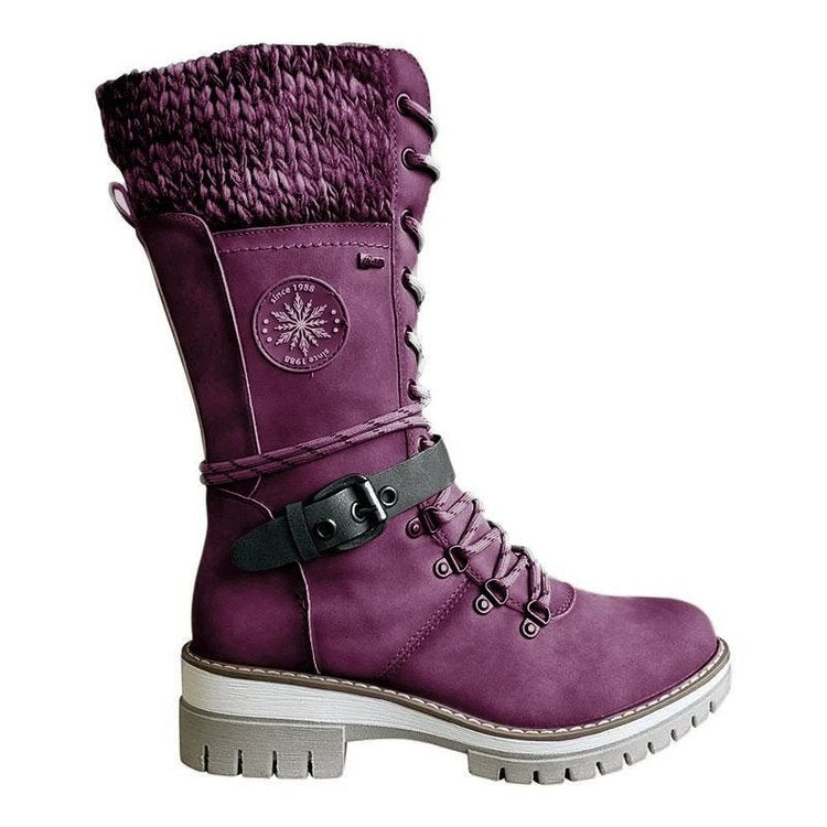FrostLuxe™ - Waterproof Lace-Up Boots