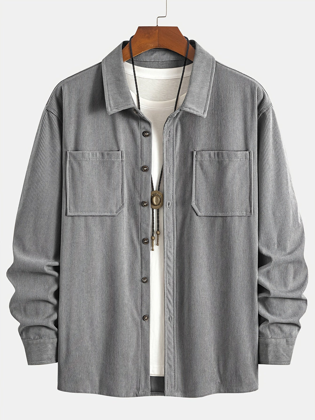Bryce | Ribbed Textured Overshirt