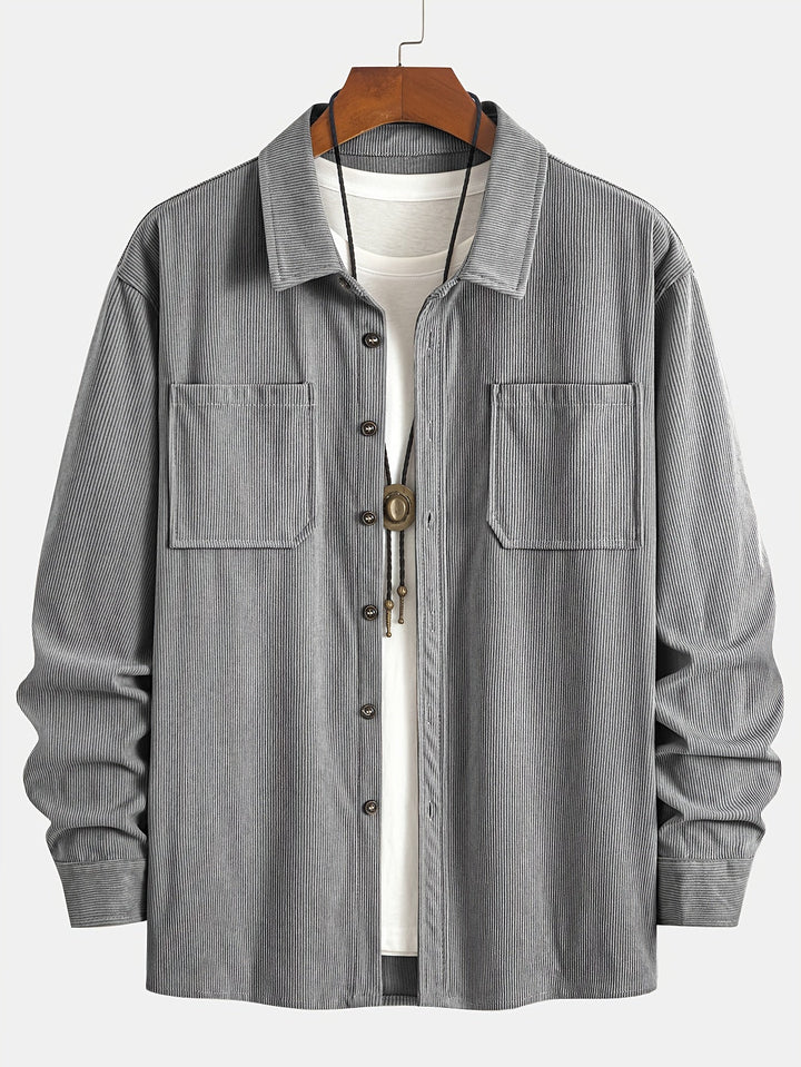 Bryce | Ribbed Textured Overshirt