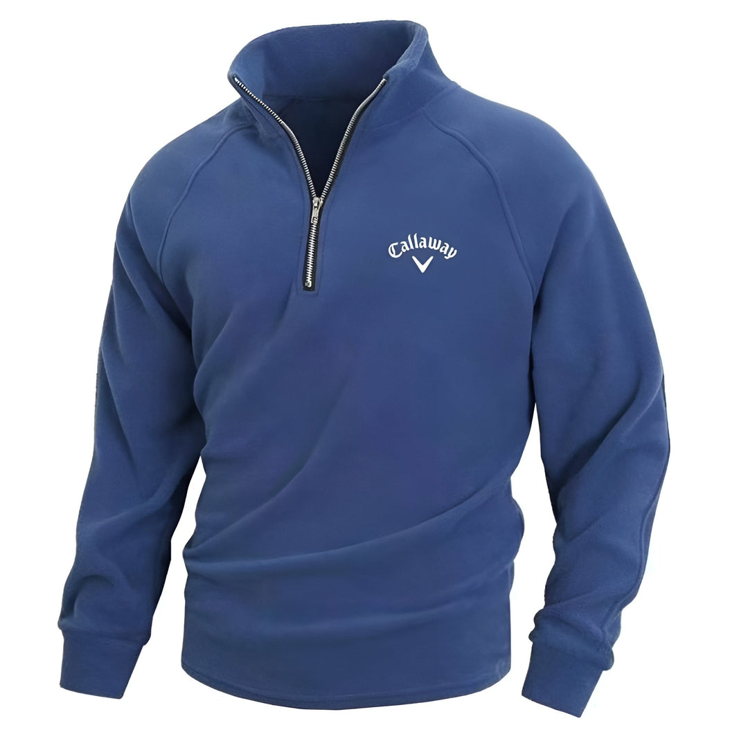 Elar | Lightweight Fleece Half Zip Jumper with Classic Collar for Men