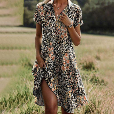 Vivi - Vintage Dress with Floral Print