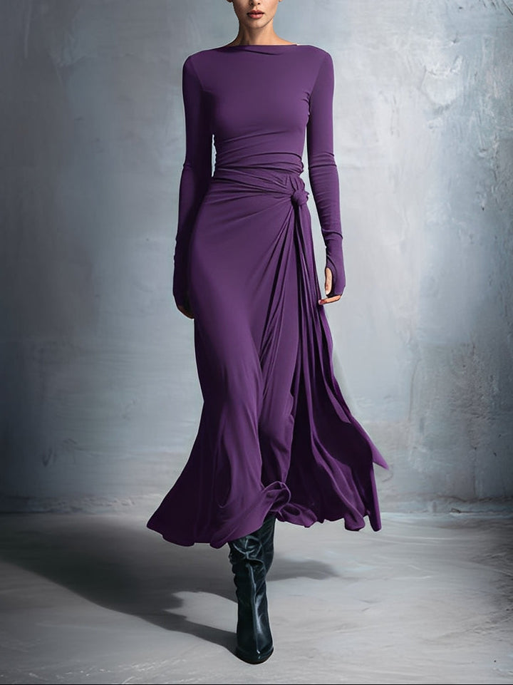 Vittoria · Maxi Dress with Side Knot