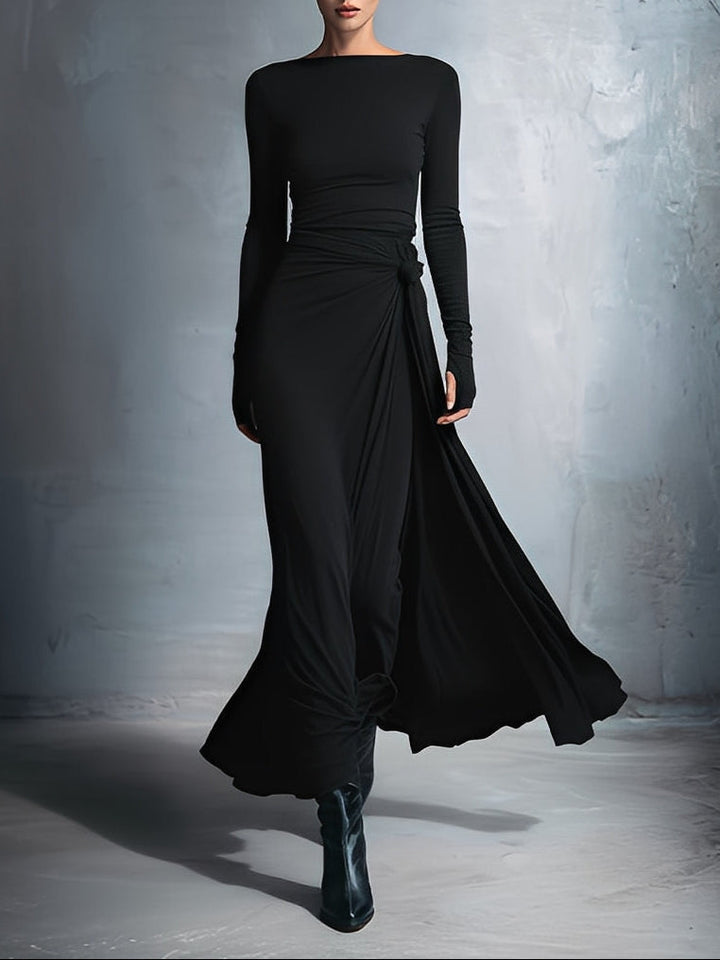Vittoria · Maxi Dress with Side Knot