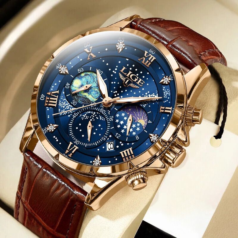 Elegant Moon Phase Clock
