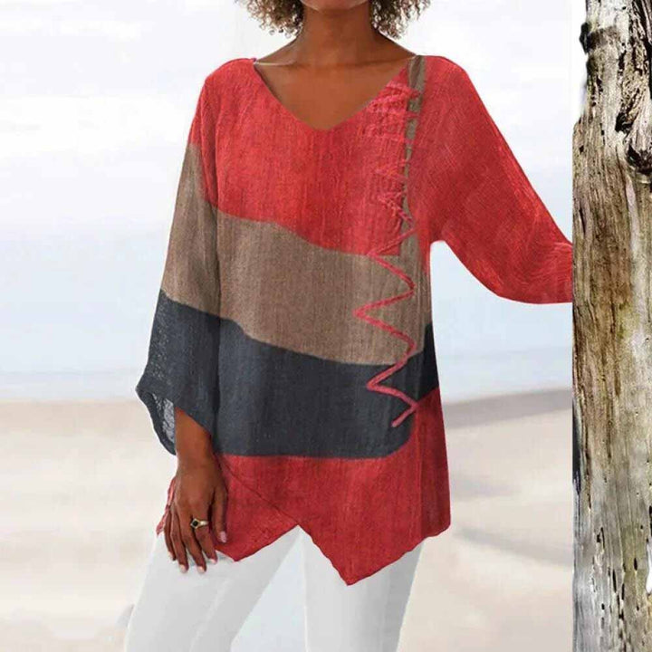 Sarina - Stylish Three-Color Shirt