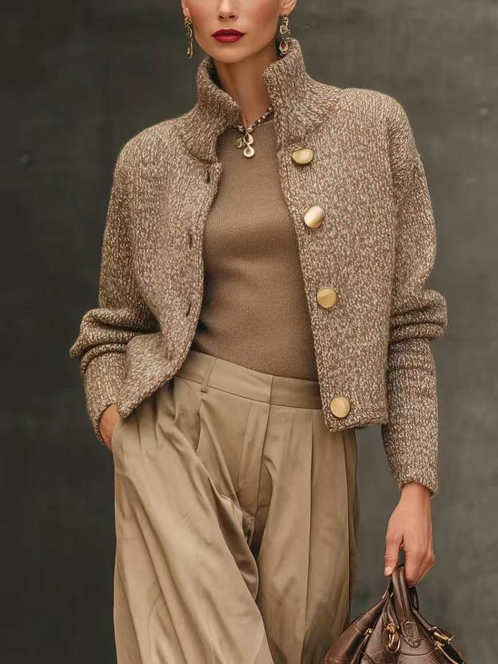 Isadora | Tailored Wool Blend Jacket with Refined Finish for Women