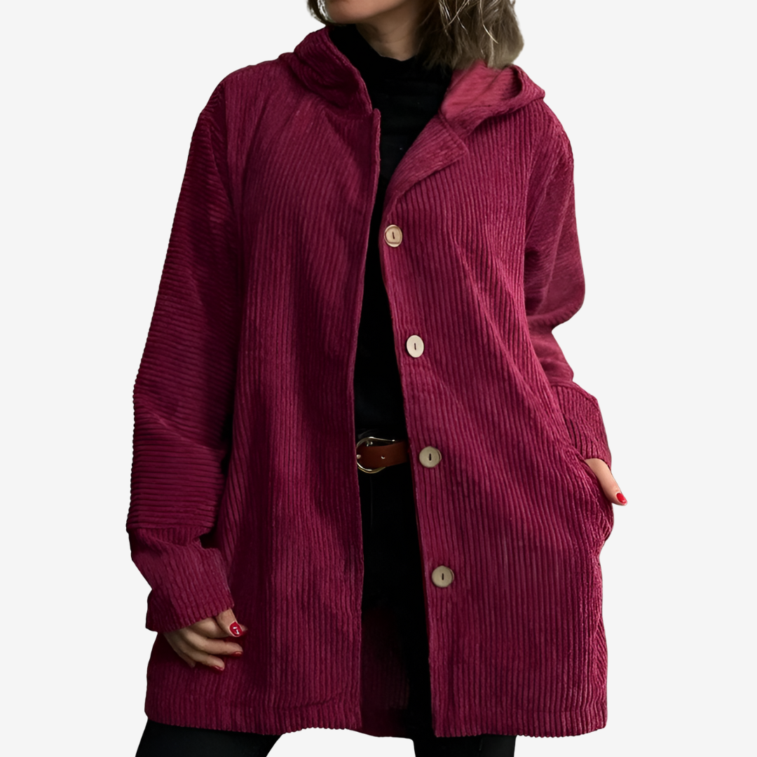 Georgette Knitted Jacket With Buttons