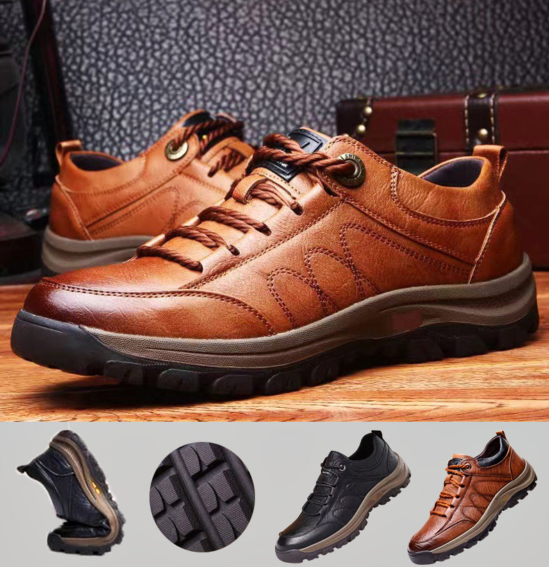 Matt | Handmade Leather Walking Shoes with Ergonomic Sole for Men