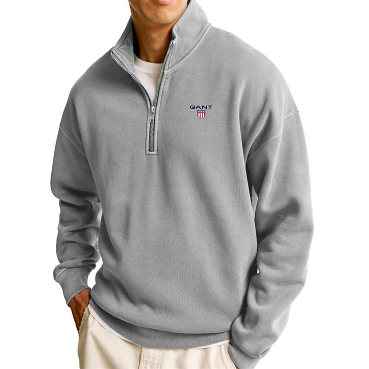 Grant | Half Zip Jumper with Refined Collar and Clean Design for Men