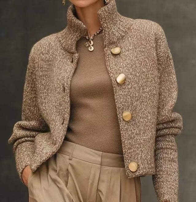 Isadora | Tailored Wool Blend Jacket with Refined Finish for Women