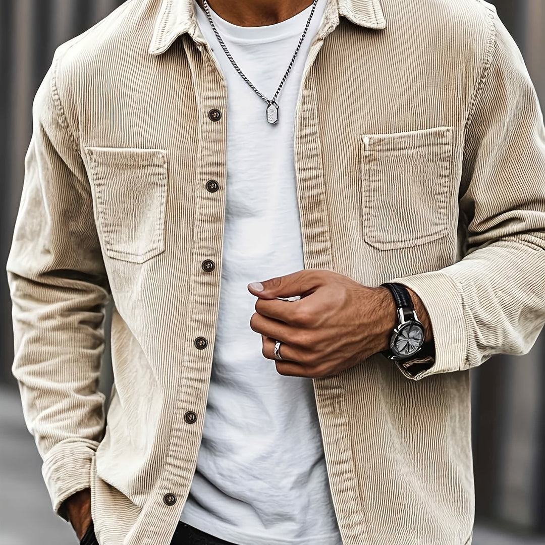 Bryce | Ribbed Textured Overshirt
