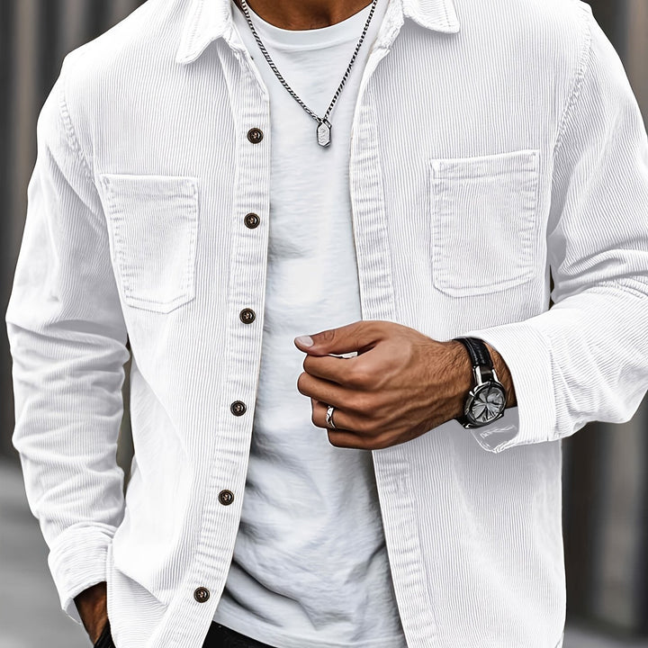 Bryce | Ribbed Textured Overshirt