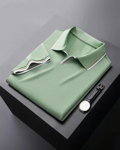 Vincenzo Prestige Silk Polo Shirt