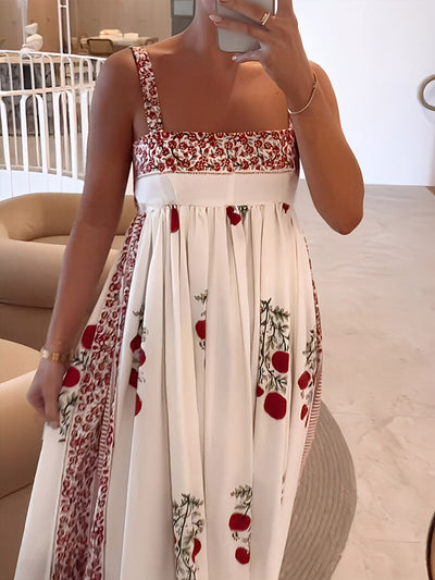 Lyla - Floral Spaghetti Strap Maxi Dress