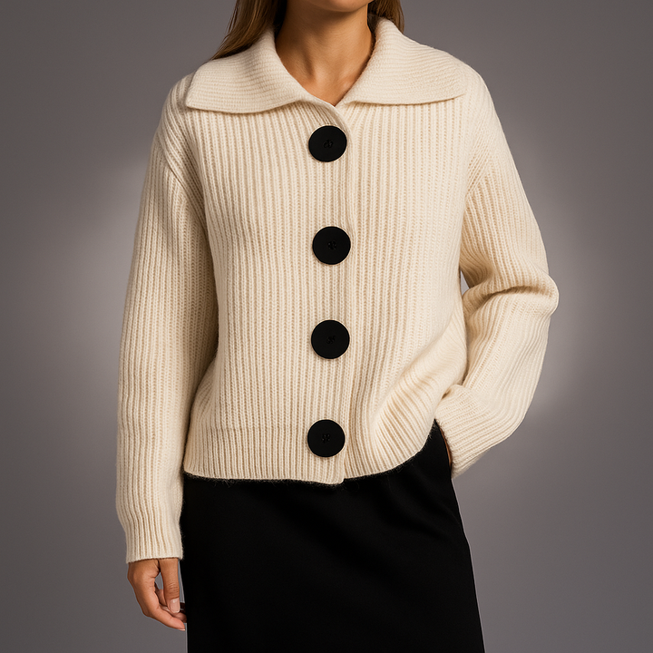 Élisea - Oversized Button Cardigan