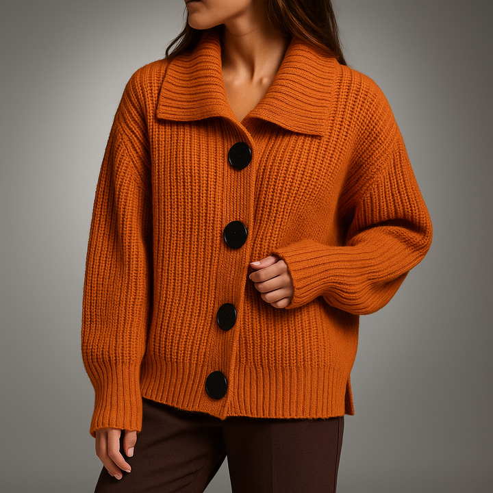 Élisea - Oversized Button Cardigan